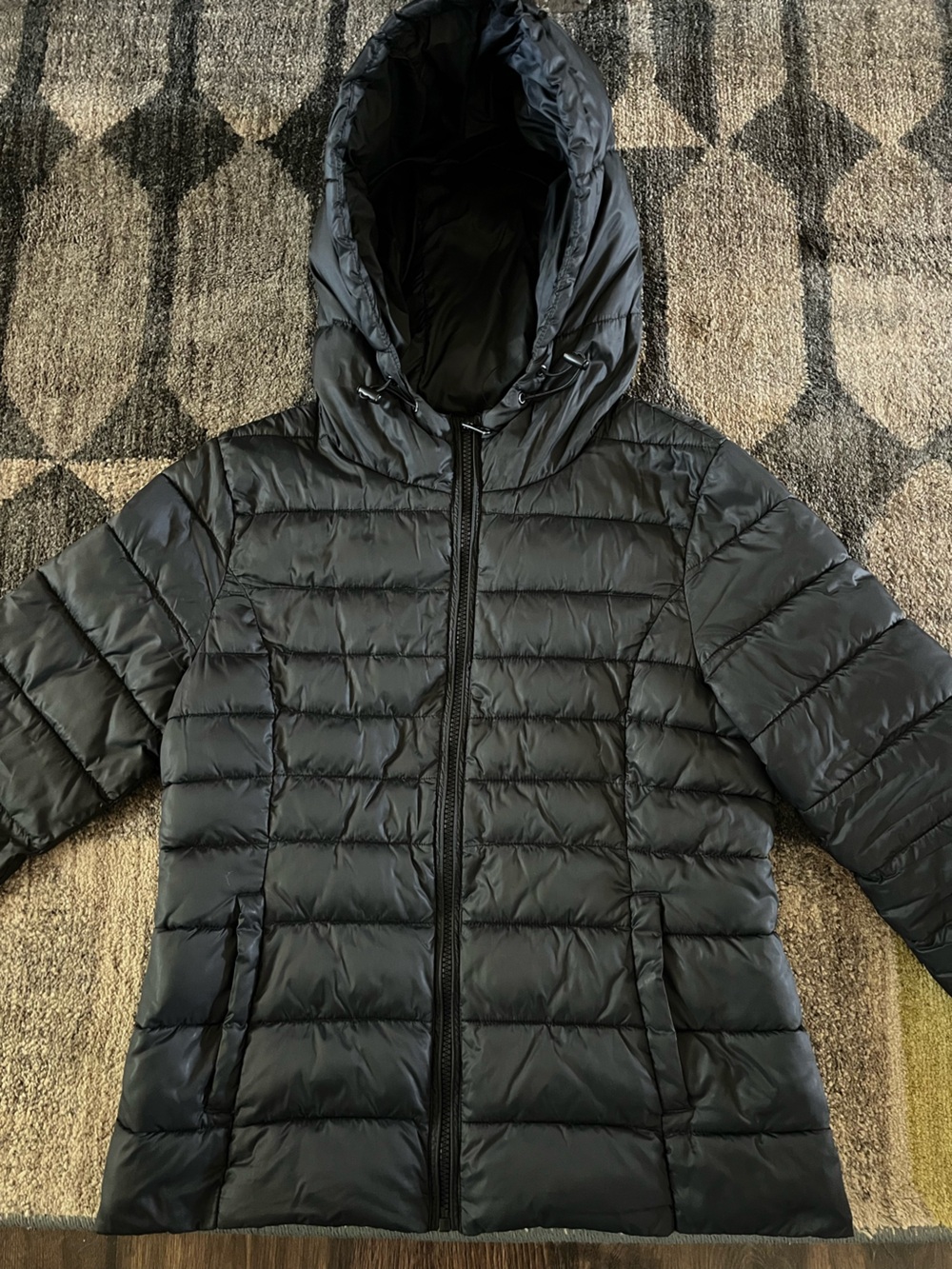 Only Tahoe puffer jacket in black